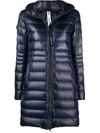 Canada Goose Padded Recycled Nylon Coat In Blue