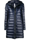 Canada Goose Cypress Hooded Quilted Recycled-ripstop Down Coat In Atlantic Navy