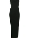 Wolford Fatal Strapless Stretch-jersey Maxi Dress In Black