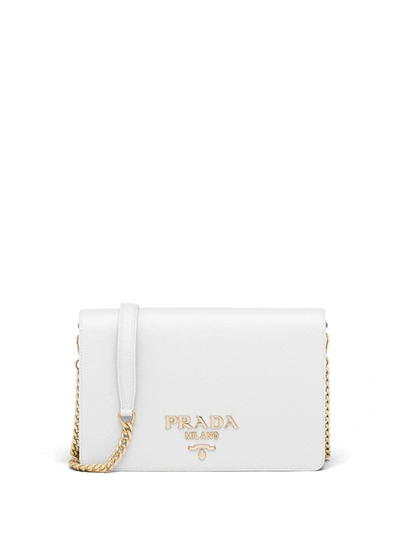 Prada Rectangular Mini Bag In Weiss