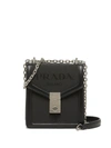 Prada Jacquard Logo Shoulder Bag In Black