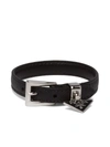 PRADA TRIANGLE LOGO BUCKLED BRACELET