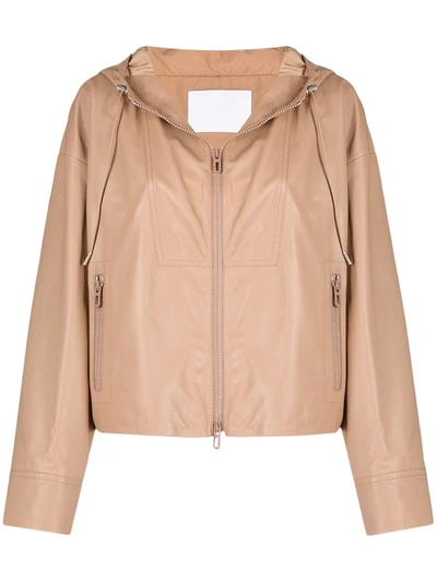 Drome Hooded Jacket In Neutrals