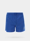Moncler Logo-patch Swim Shorts In Blue