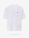 Drôle De Monsieur Logo Chest-pocket Cotton T-shirt In White