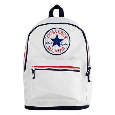 Nike Converse All Star Chenille Patch Backpack In White