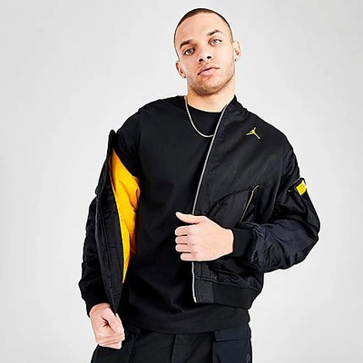 Nike Jordan Men's Legacy Lightweight Bomber Jacket In Black