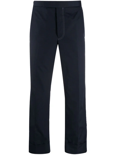 THOM BROWNE CROPPED TAILORED TROUSERS