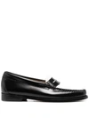 G.H. BASS & CO. COLOUR-BLOCK PENNY LOAFERS