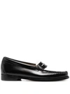 G.h. Bass & Co. "penny" Loafers In Black