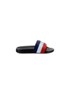 Moncler Jeanne Logo Embossed Slide Sandal In Black