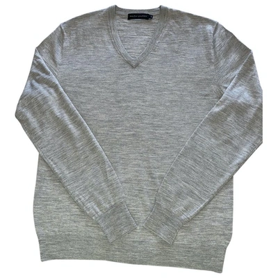 Pre-owned Ralph Lauren Wool Pull In Grey