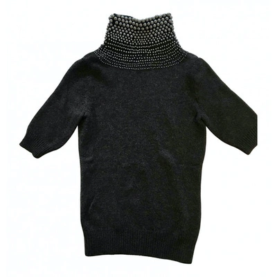 Pre-owned Celine Cashmere Jumper In Anthracite