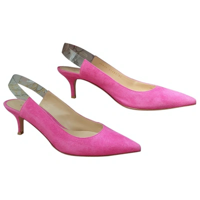 Pre-owned Gianvito Rossi Sandals In Pink