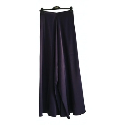 Pre-owned Armani Collezioni Large Pants In Purple