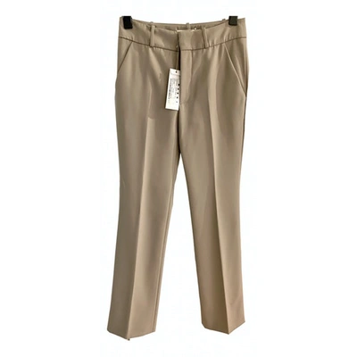 Pre-owned Marni Wool Trousers In Beige