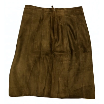 Pre-owned Loewe Mid-length Skirt In Brown