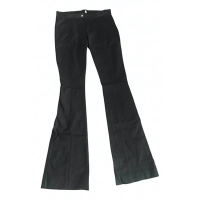 Pre-owned Faith Connexion Trousers In Black