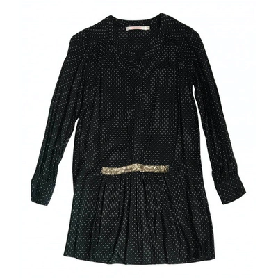 Pre-owned Virginie Castaway Mid-length Dress In Black