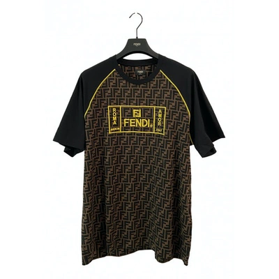 Pre-owned Fendi Brown Cotton T-shirts