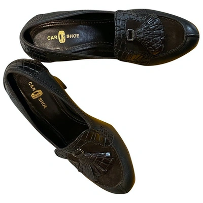Pre-owned Carshoe Leather Heels In Brown