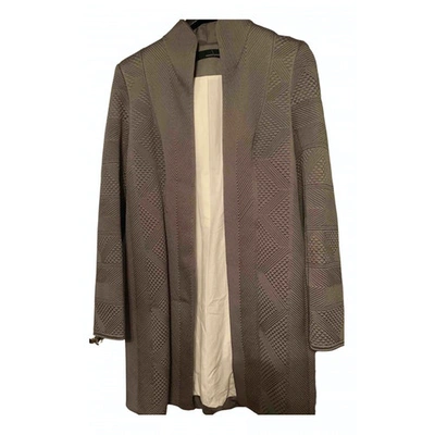 Pre-owned Amanda Wakeley Coat In Grey