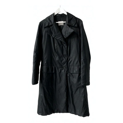 Pre-owned Helmut Lang Trench Coat In Black
