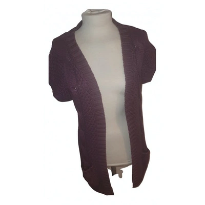 Pre-owned Massimo Dutti Knitwear In Purple