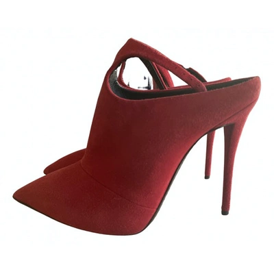 Pre-owned Giuseppe Zanotti Sandals In Red