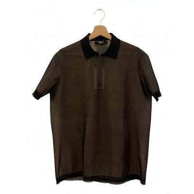 Pre-owned Fendi Black Polo Shirts