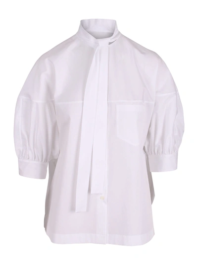 Prada Cotton Blouse In White