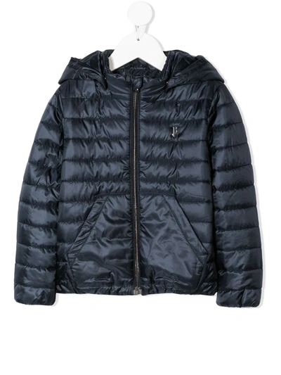 Herno Kids' Padded Puffer Jacket In Blue
