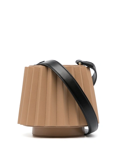 Mlouye Bucket-style Tote Bag In Brown