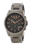 Ax Armani Exchange Men's Chronograph Bracelet Watch In Gunmetal