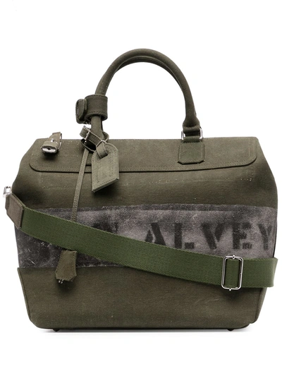 Readymade Distressed-effect Tote Bag In Green