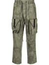 Mostly Heard Rarely Seen Zipoff Cargo Trousers In Green