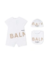 BALMAIN LOGO-PRINTED SHORTIES SET