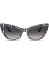 DOLCE & GABBANA FAMILY CAT-EYE FRAME SUNGLASSES