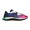 Valentino Wade Runner Sneakers In Neoprene And Fabric In Degrade St Degrade Bianco Neroverde Sp