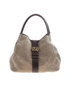 ZANELLATO ZOE XL TABARRO SHOULDER BAG IN BEIGE