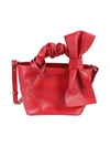 RED VALENTINO BOW DETAILED TOTE IN RED