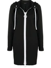 DIESEL D-AKRON CUTOUT HOODIE DRESS