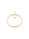 DELFINA DELETTREZ 18KT YELLOW GOLD TWO IN ONE MARQUISE DIAMOND RING