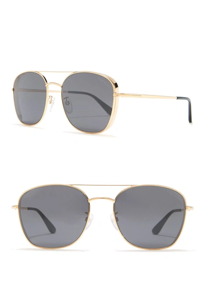 Tom Ford 58mm Round Sunglasses In 30c