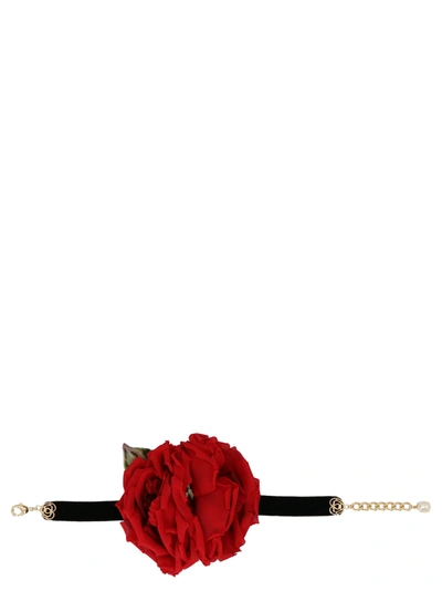Dolce & Gabbana Rose Choker In Multi