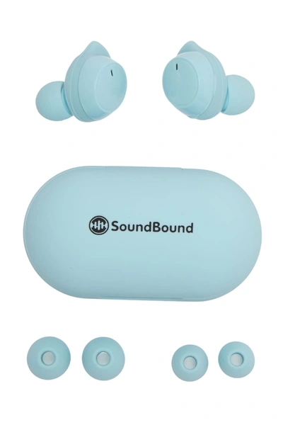Lifeware Soundbound True Wireless Stereo Rubberized Sport Sweat Resistant Earbuds In Blue