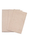 Nordstrom Rack Queen Herringbone 250 Thread Count Sheet Set In Tan Tannin Herringbone