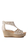 Baretraps Miriam Wedge Sandals In Soft Gold