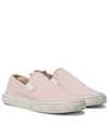 ACNE STUDIOS CANVAS SLIP-ON SNEAKERS,P00529411