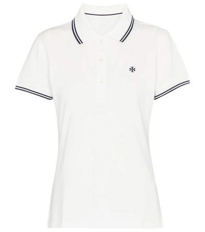 Tory Sport Classic Teque Piqué Polo In Snow White